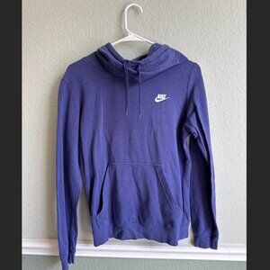 Nike Women's Sportswear Essential Funnel-Neck Fleece Hoodie Sweatshirt